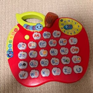 VTECH large tablet Red Apple Alphabet Learning Toy - Interactive ABC Buttons